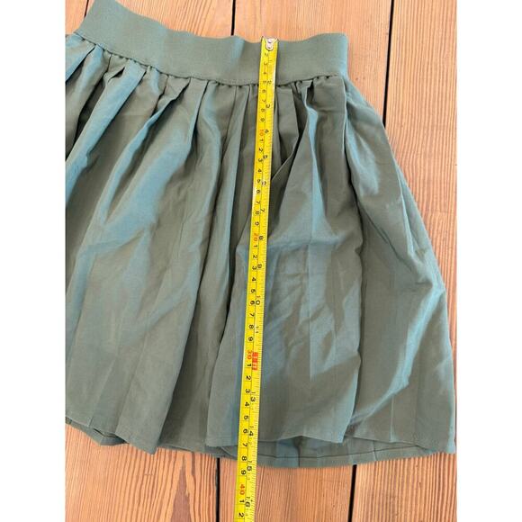 NWT Manhattan Tennis Better Together Green Sweatshirt Skirt Set XS - Picture 10 of 11